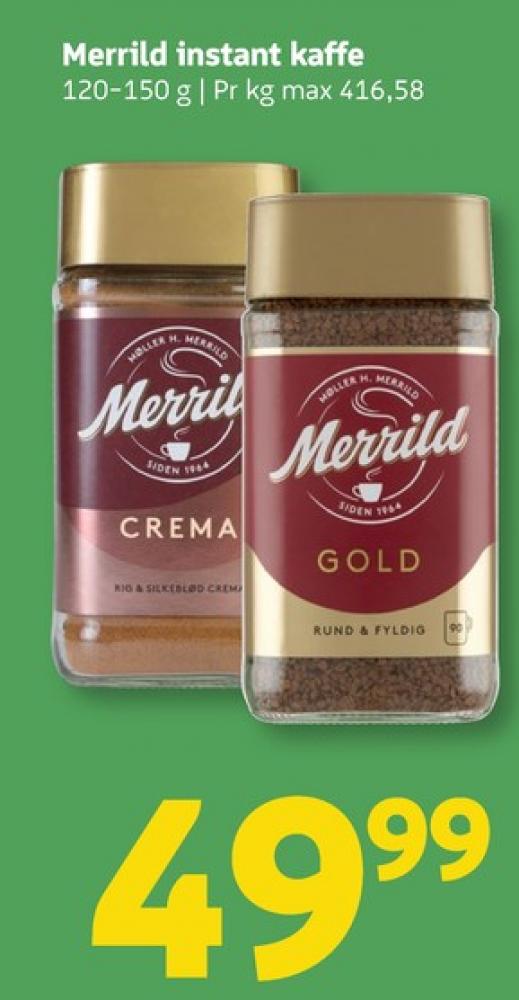 Merrild Gold, Instant Kaffe