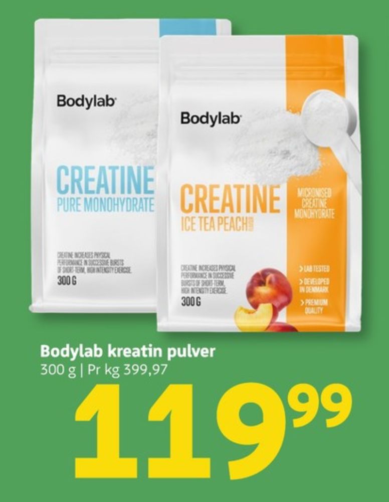 Bodylab, Træningstilskud