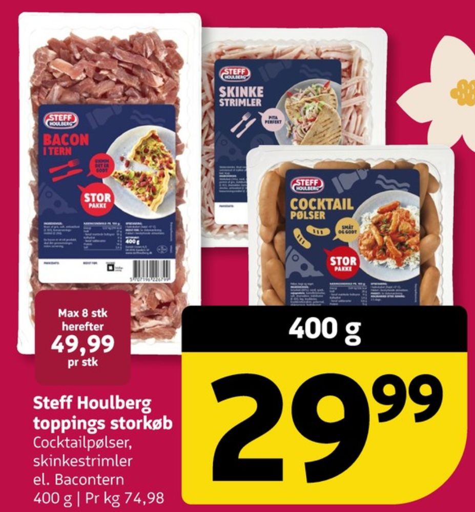 Steff Houlberg, Cocktailpølser