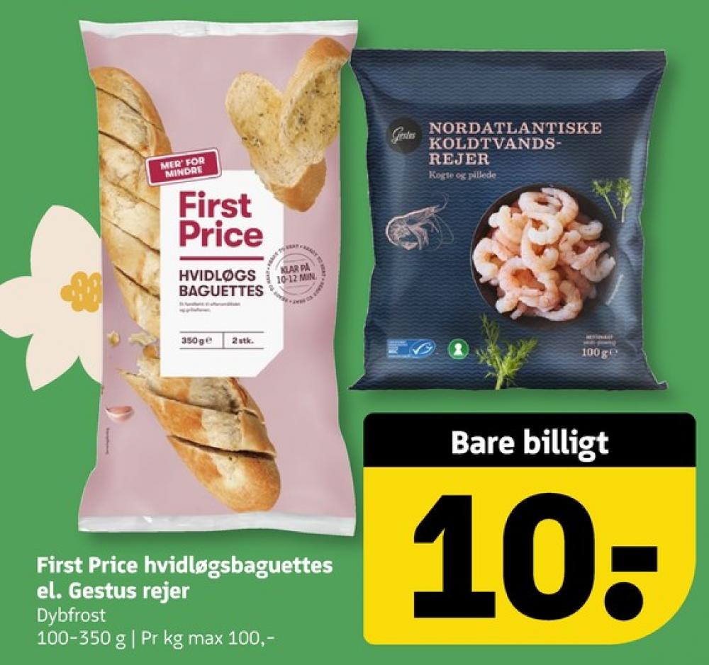 First Price, Hvidløgsbaguettes