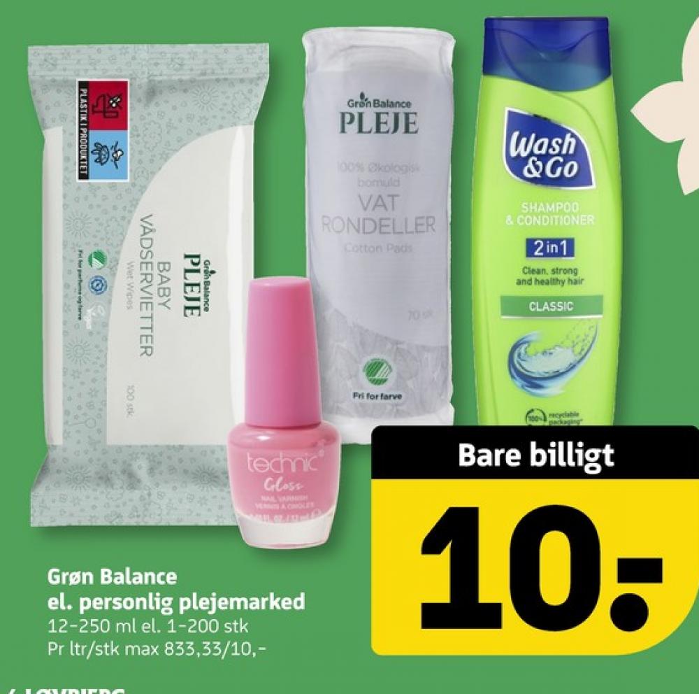 Grøn Balance, Vådservietter