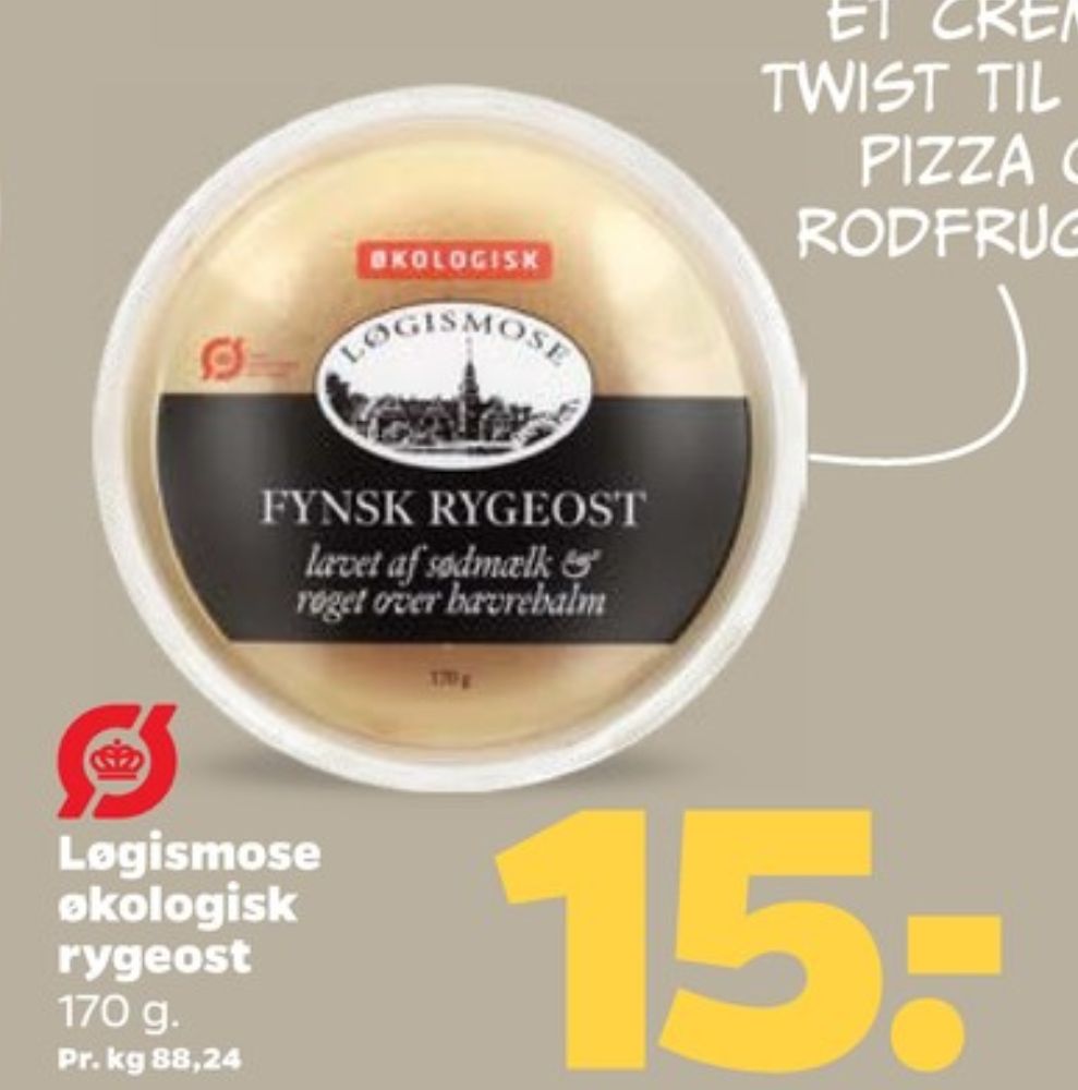 Løgismose, Rygeost