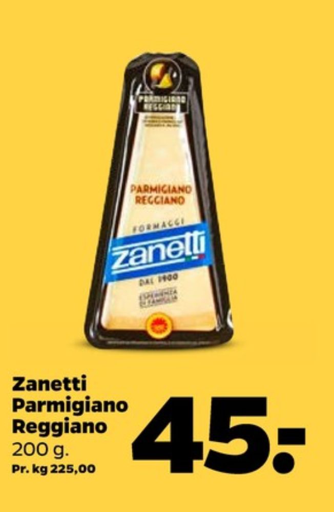 Zanetti, Parmigiano Reggiano