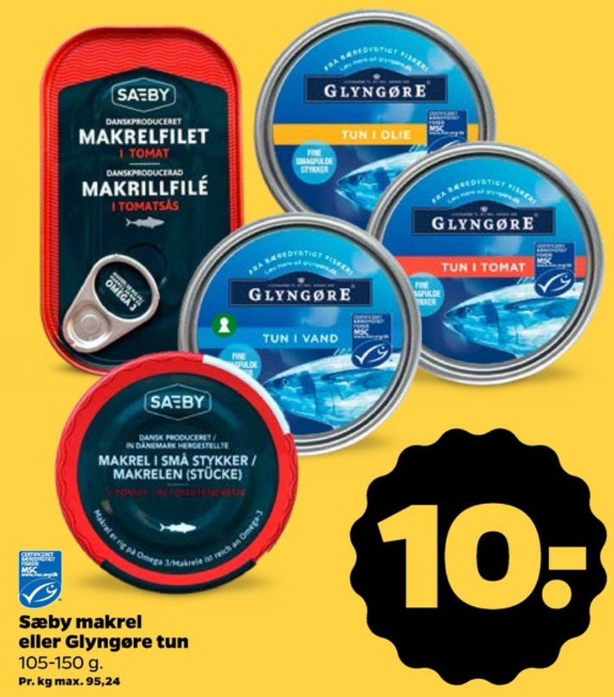 Sæby, Makrelfilet i Tomat