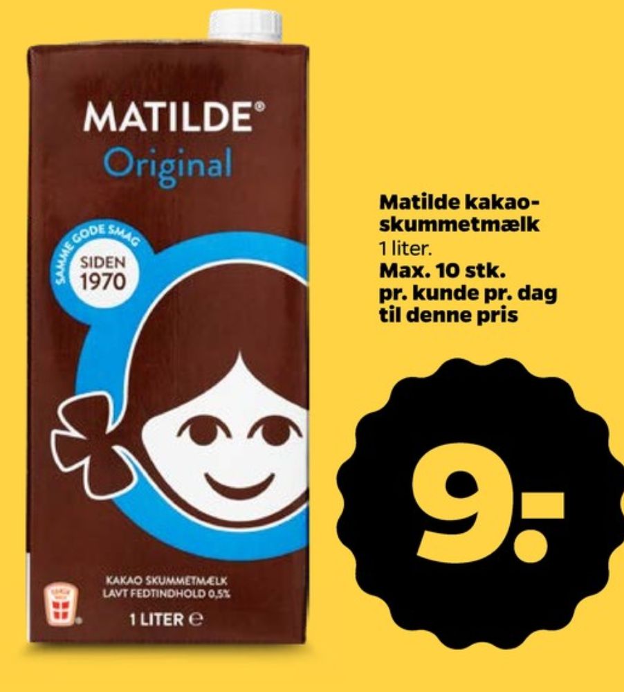 Matilde, Kakaomælk