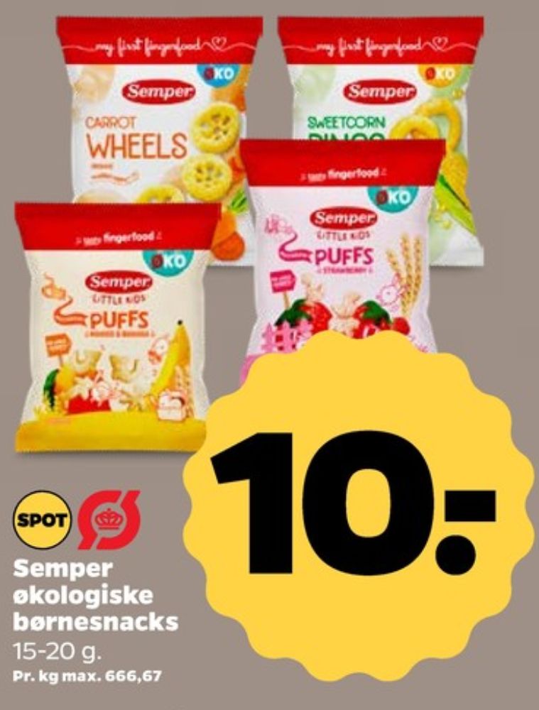 Semper, Børnesnacks