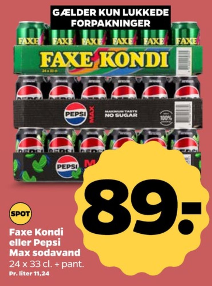 Faxe Kondi, Sportssodavand 24 pk.