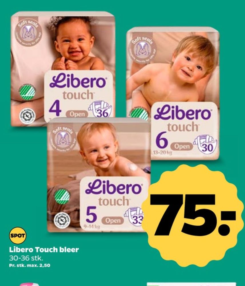 Libero Touch, Bleer str 3 5-8 kg