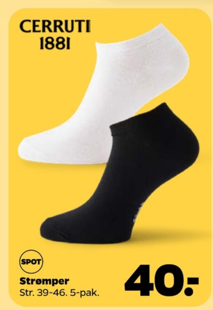 Cerutti 1881, Strømper