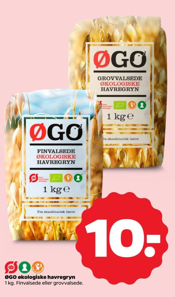 ØGO, Grovvalsede Havregryn