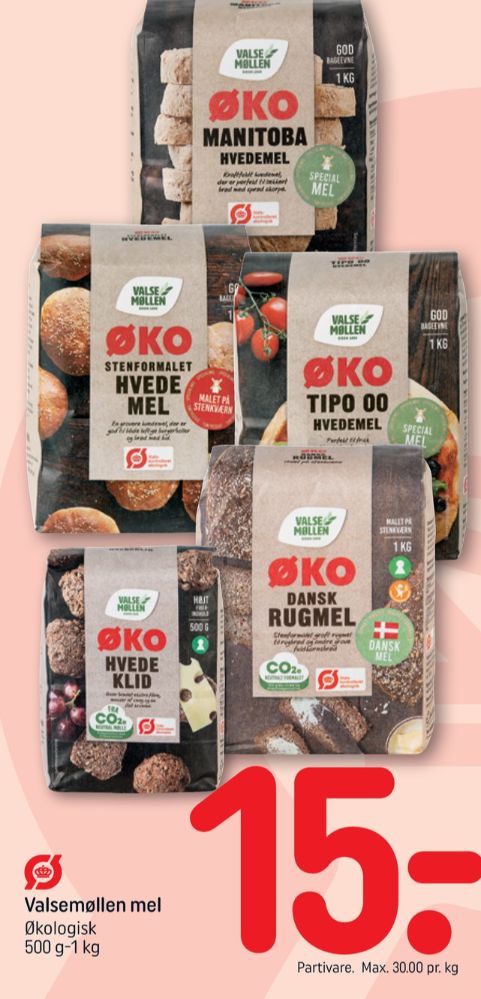 Valsemøllen, Tipo 00 Hvedemel