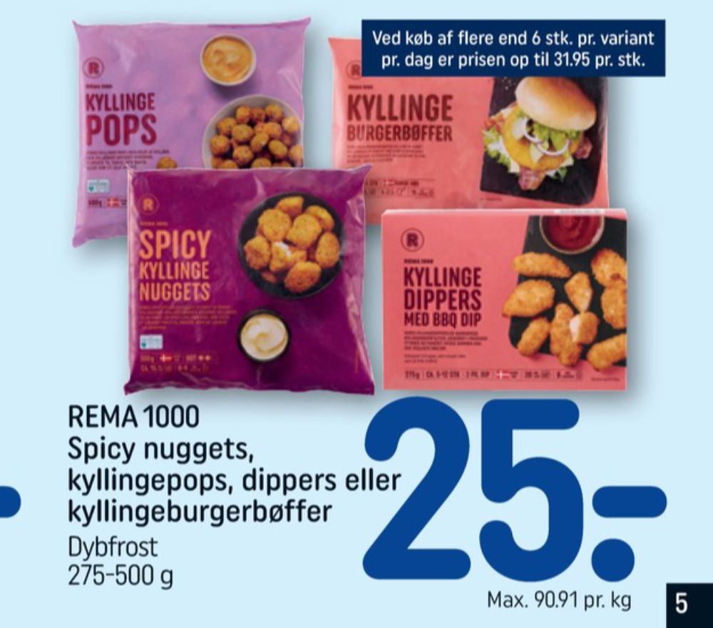 Rema 1000, Kyllingepops