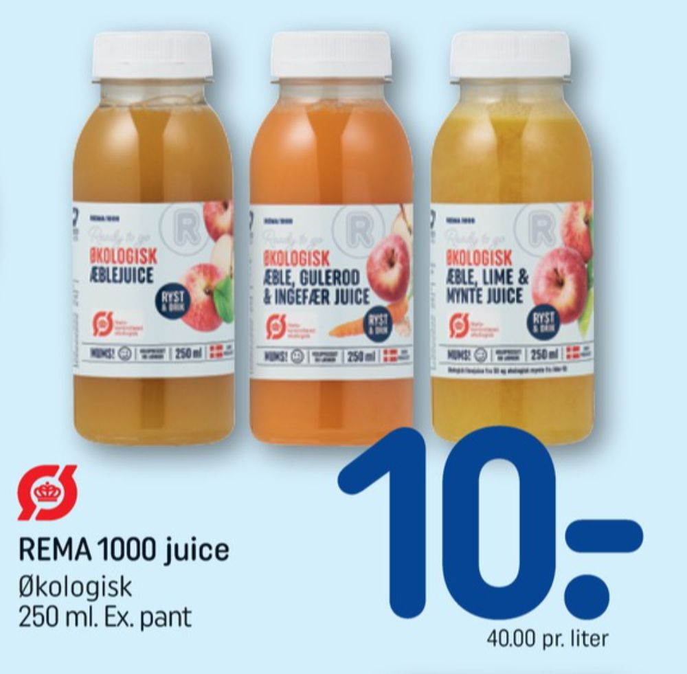 Rema 1000, Æble/Gulerod/Ingefær