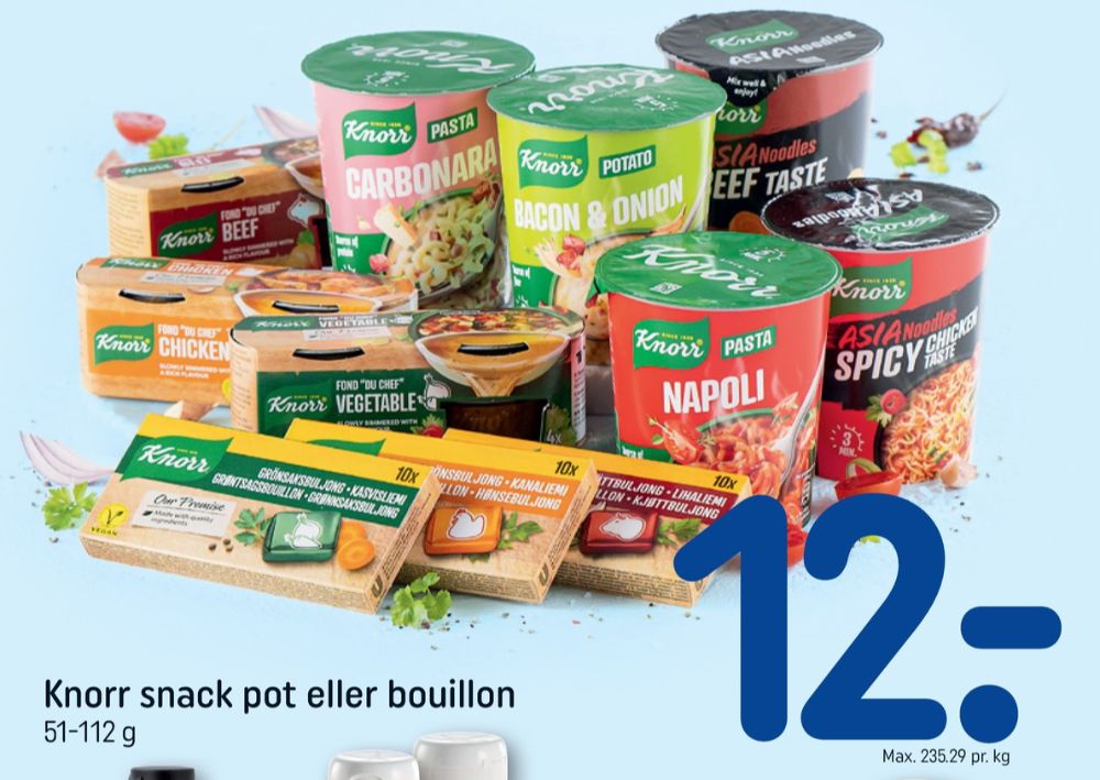 Knorr Potato Pot, Bacon & Onion Noodles