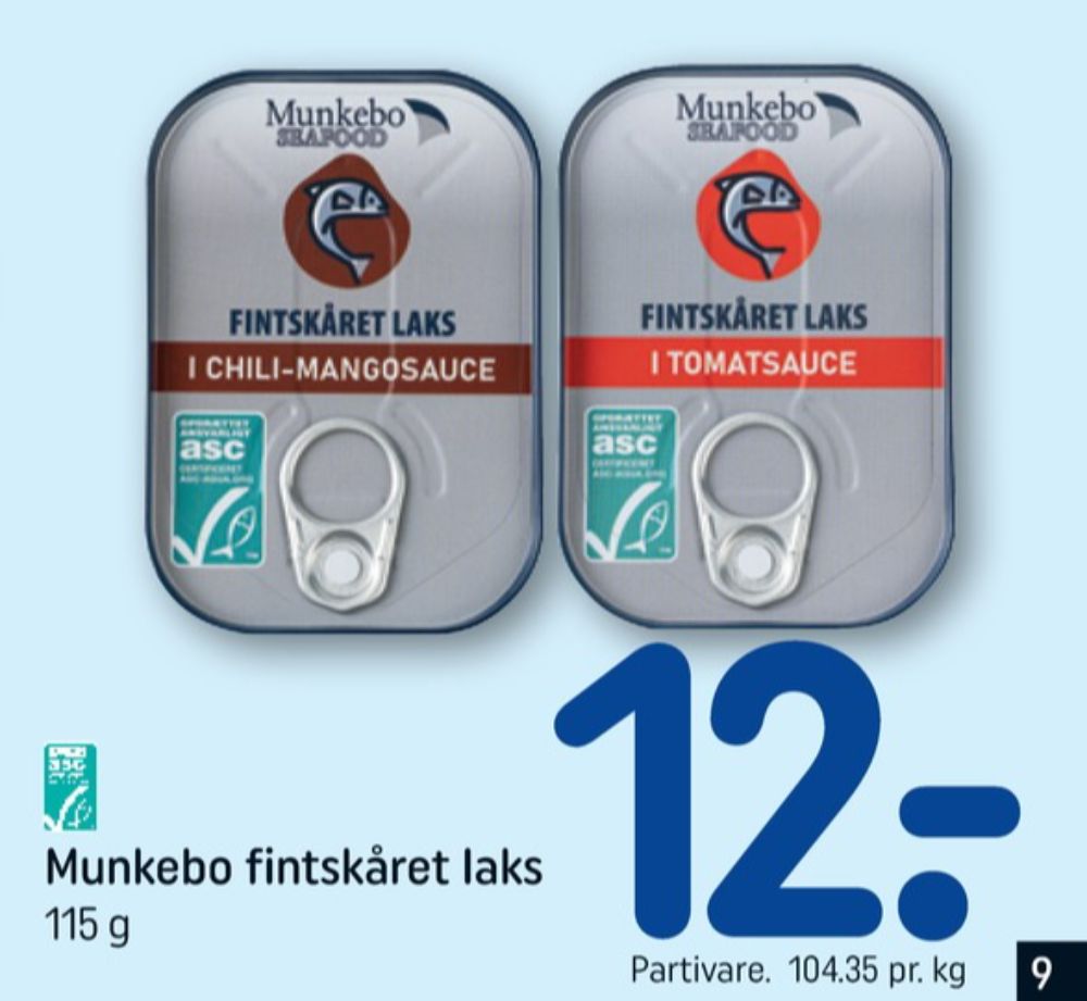 Munkebo, Laks i Chili Mangosauce