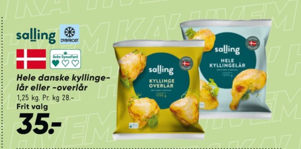 Salling, Kyllingeoverlår