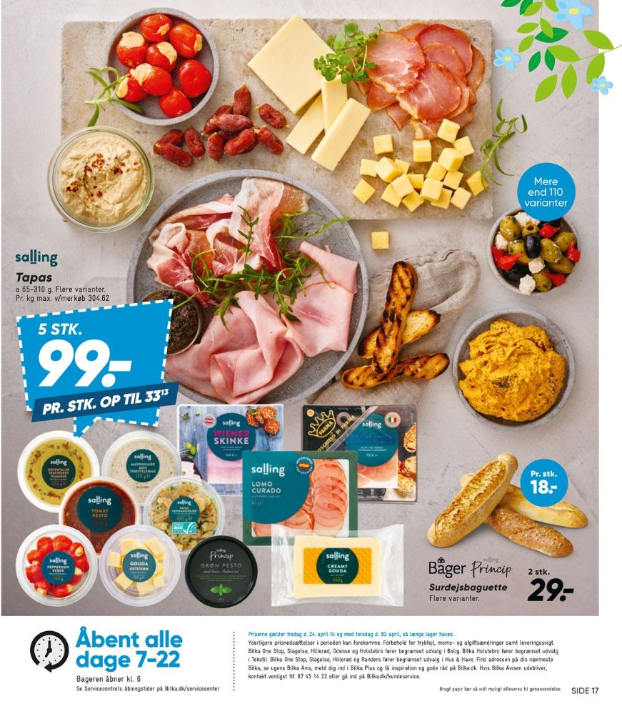 Salling Princip, Bageren hvedebrød