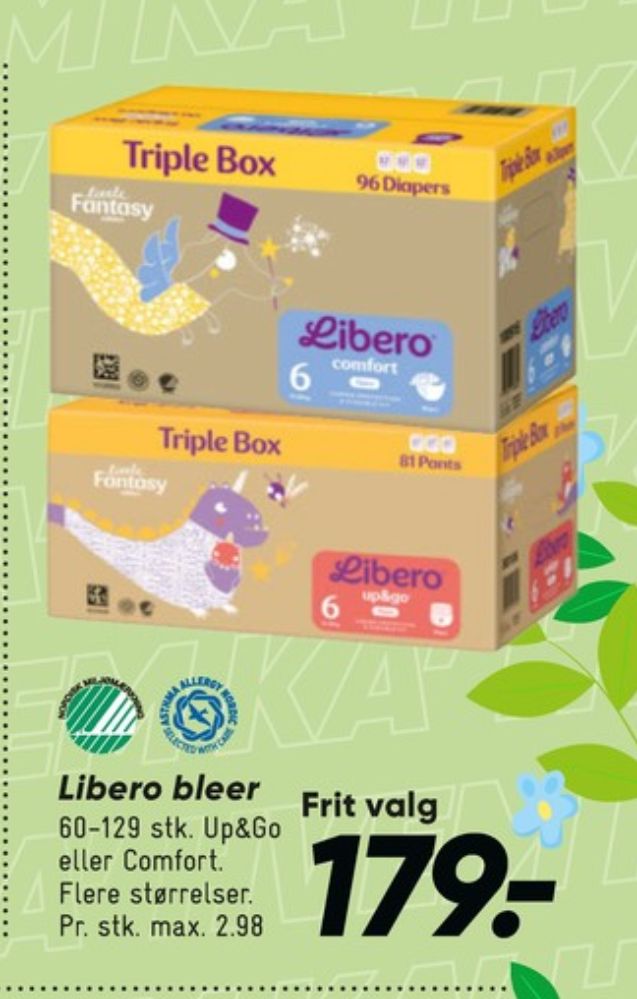 Libero Comfort, Bleer str 3 5-8 kg