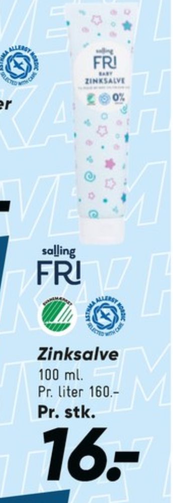 Salling Fri, Zinksalve