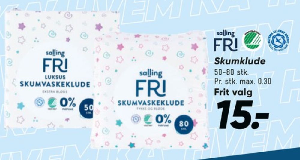 Salling Fri, Skumklude