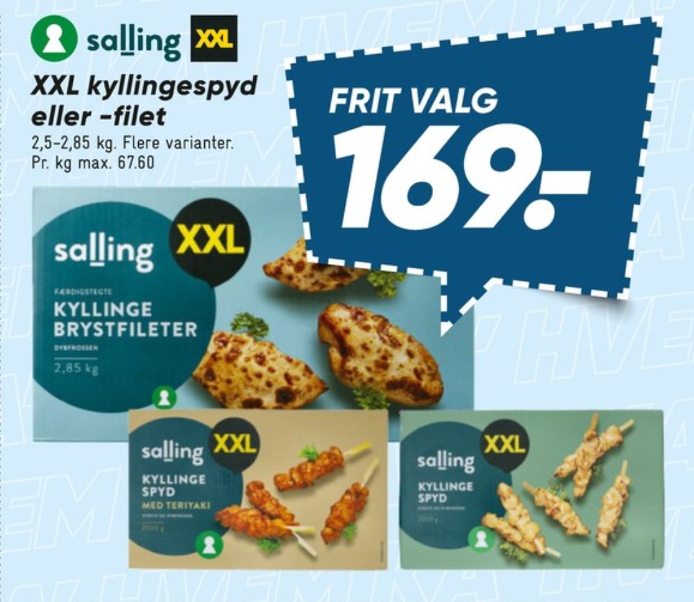 Salling, Kyllingebrystfilet