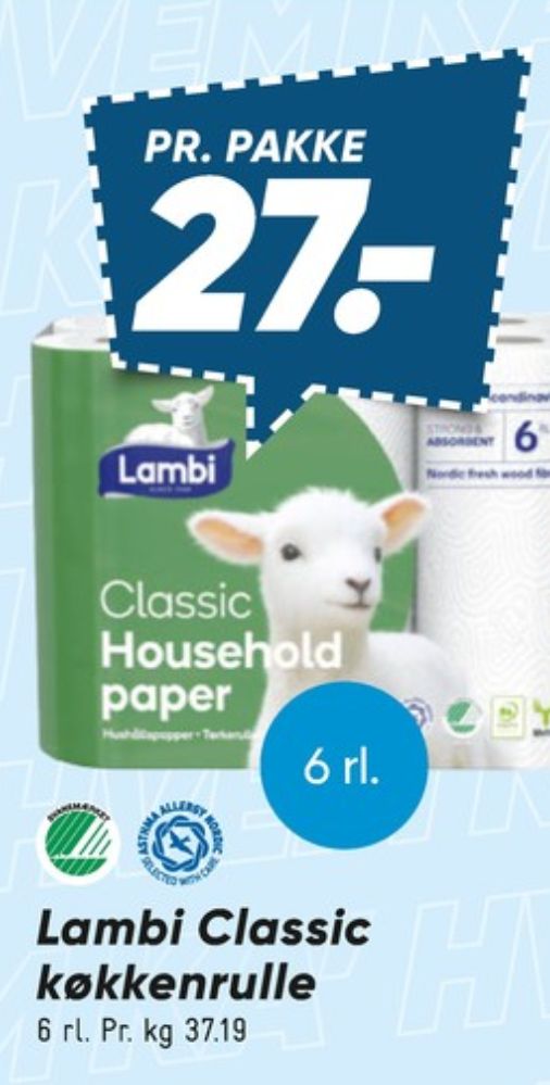 Lambi Classic, Køkkenrulle