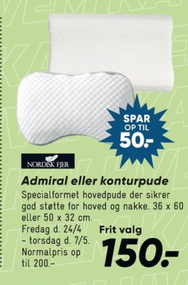 Nordisk Fjer, Hovedpude