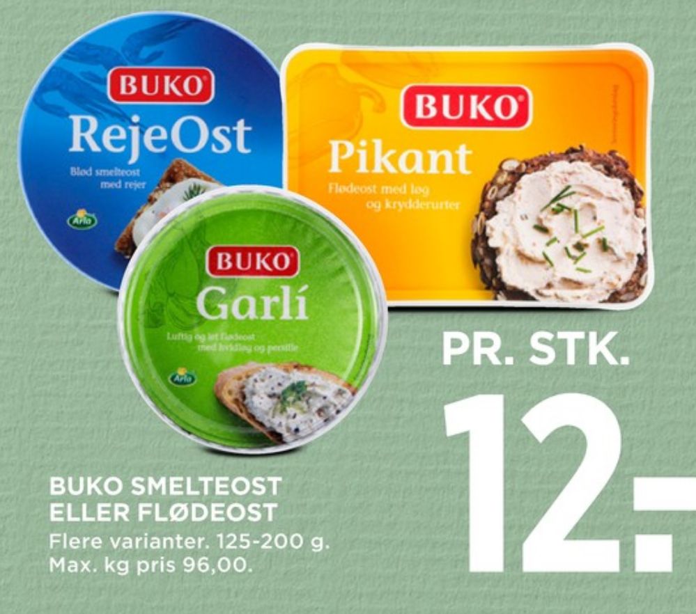Buko, Flødeost Pikant