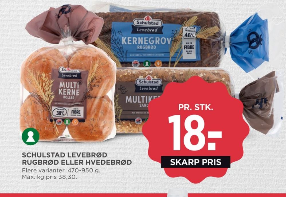 Schulstad Levebrød, Kernegrov Rugbrød