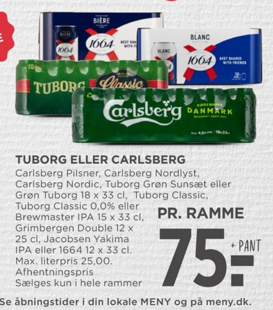 Tuborg Classic 0,0, Øl - Alkoholfri 15 pk.