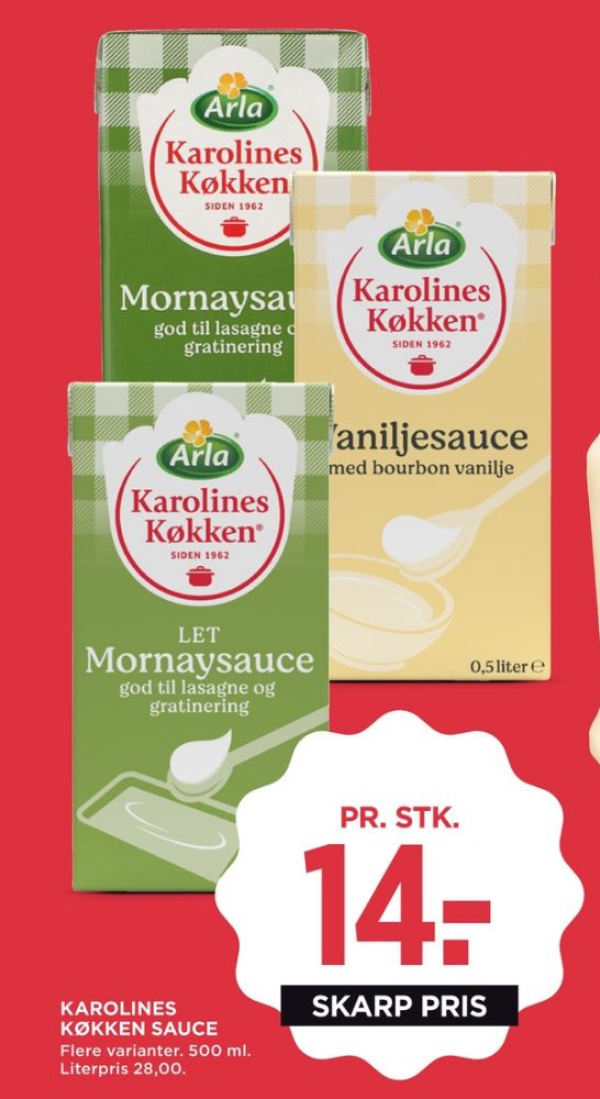 Karolines, Let Mornaysauce