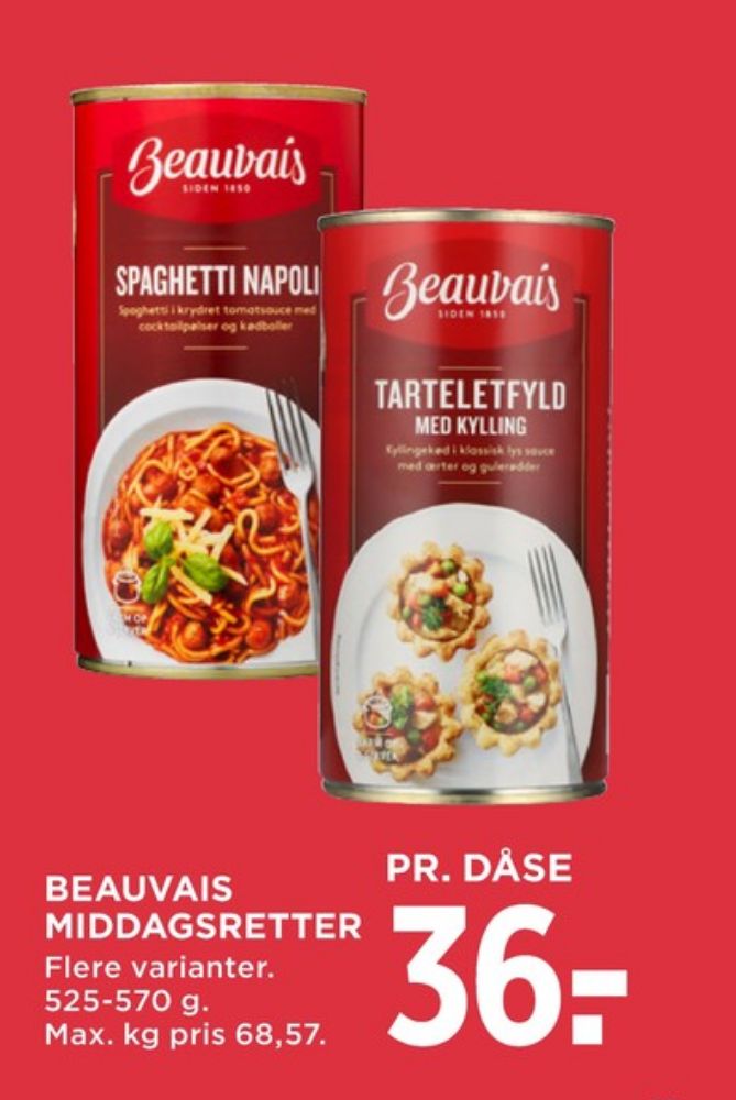 Beauvais, Spaghetti Napoli