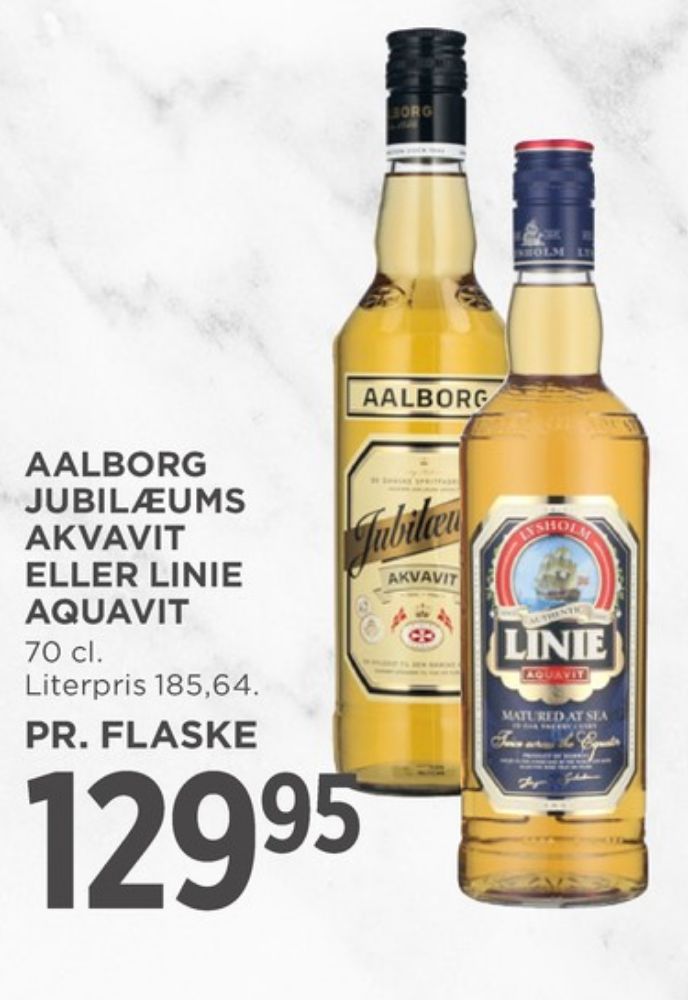 AAlborg Jubilæums Akvavit, Akvavit