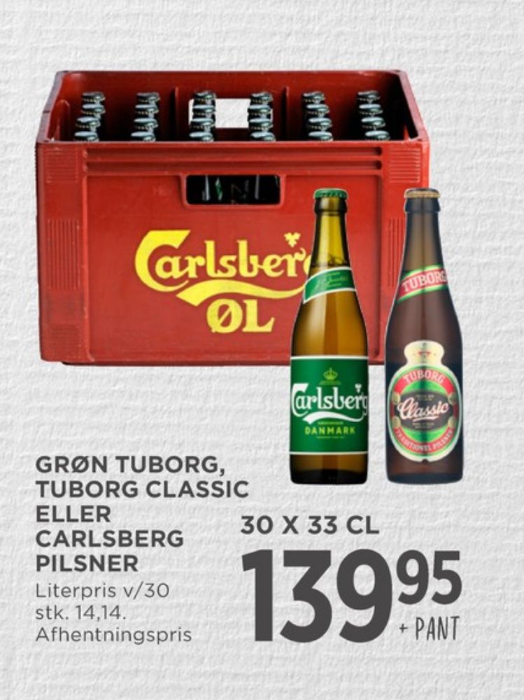Carlsberg Pilsner, Øl