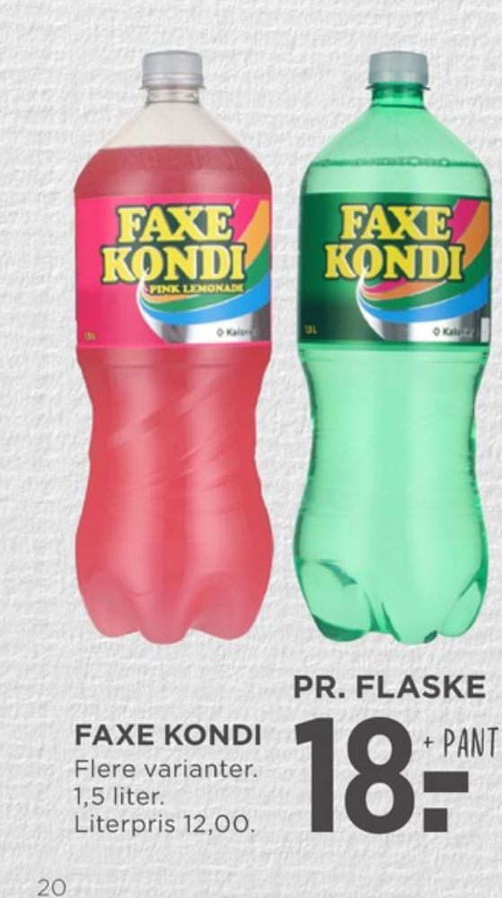 Faxe Kondi 0 Kalorier, Sportssodavand