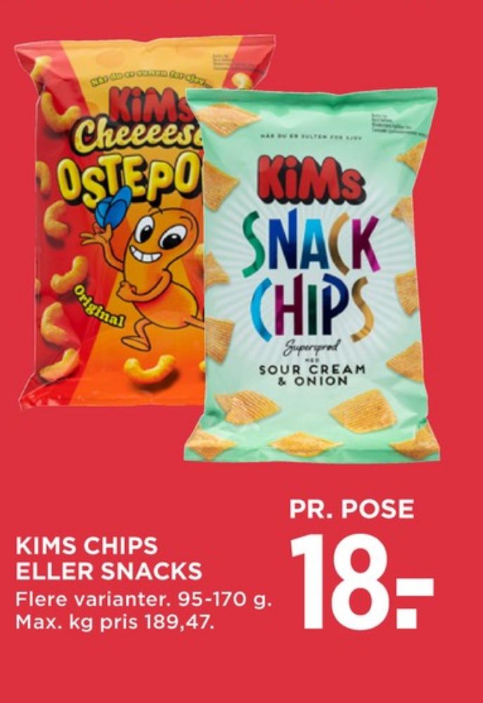 Kims, Snack Chips Original