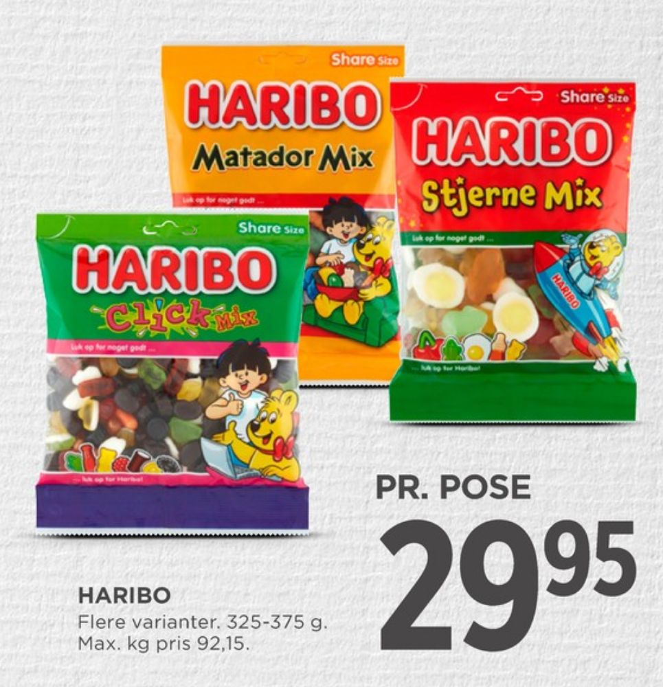 Haribo Matador Mix, Slikposer