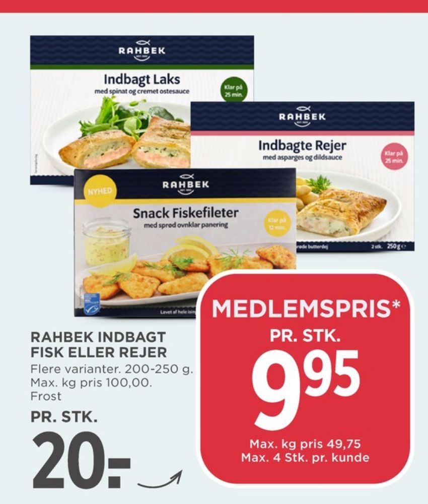 Rahbek, Indbagte Rejer med Asparges og Dildsauce