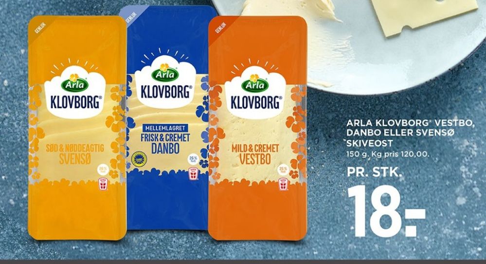 Klovborg, Skiveost Danbo Mellemlagret