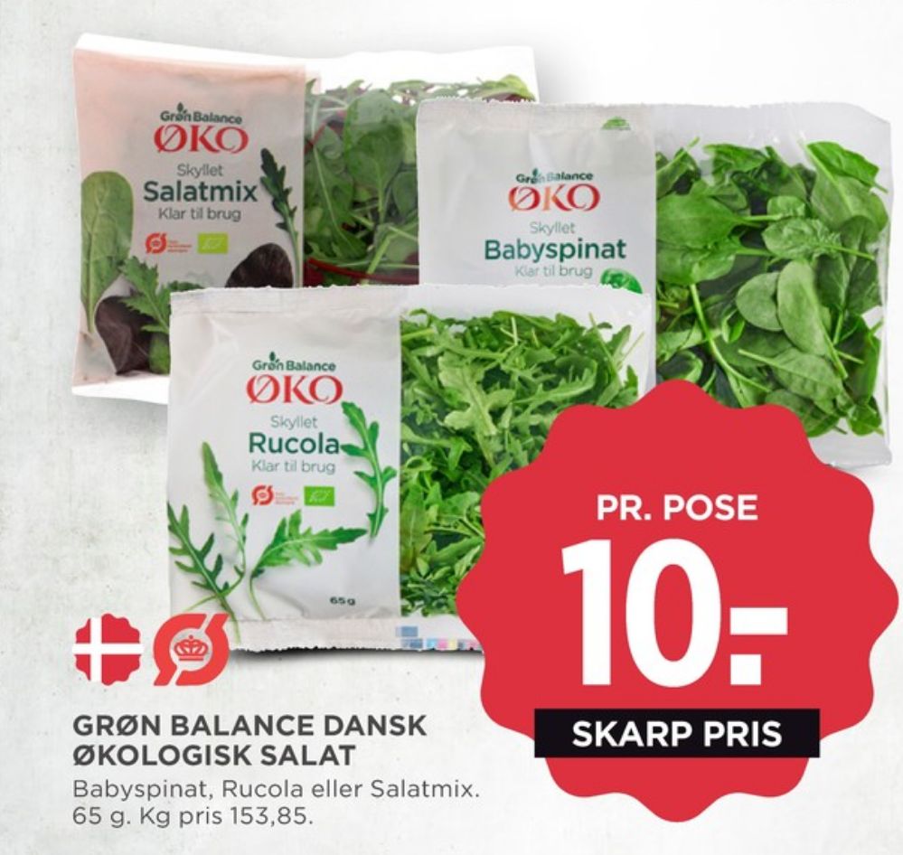 Grøn Balance, Spinat-blade