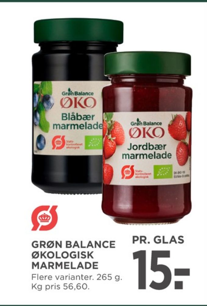 Grøn Balance, Jordbærmarmelade