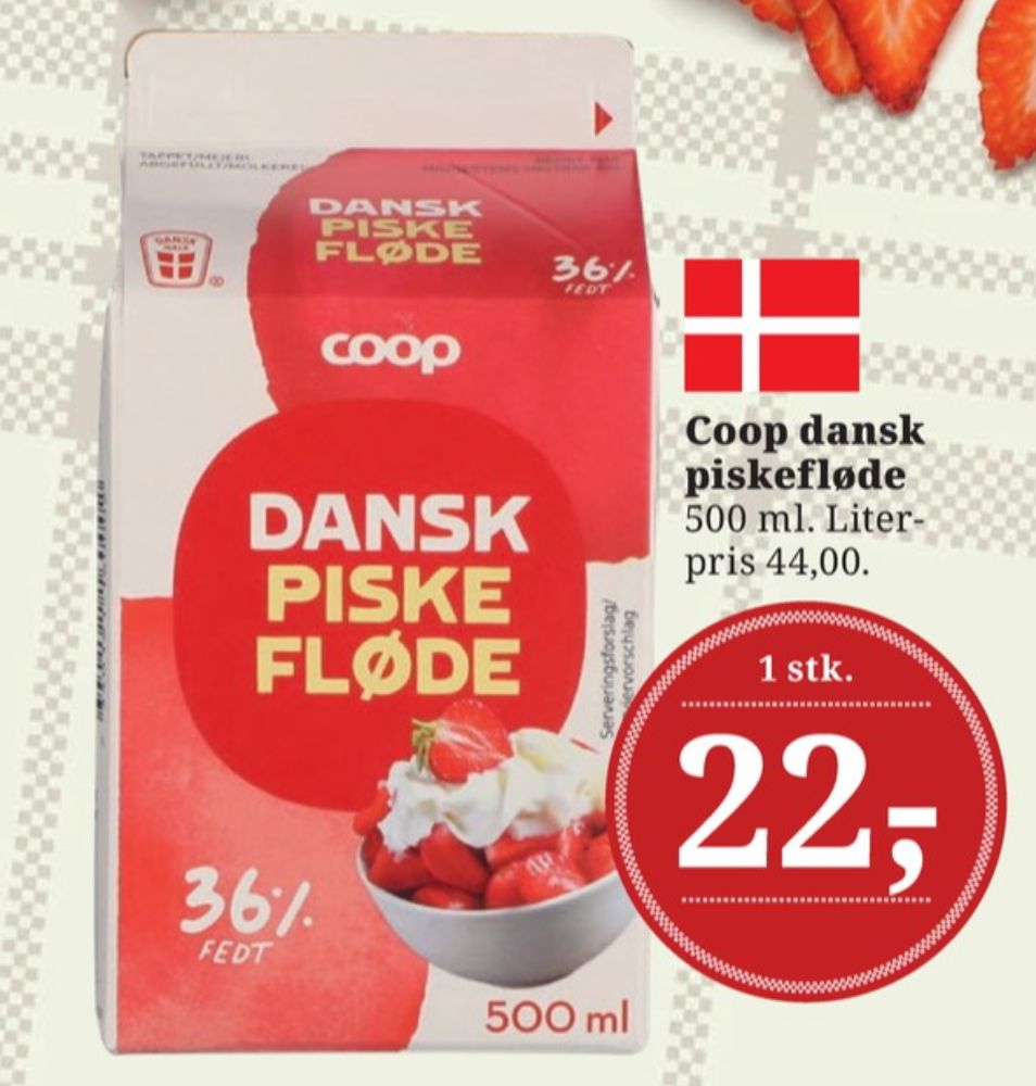 Coop, Piskefløde 36%