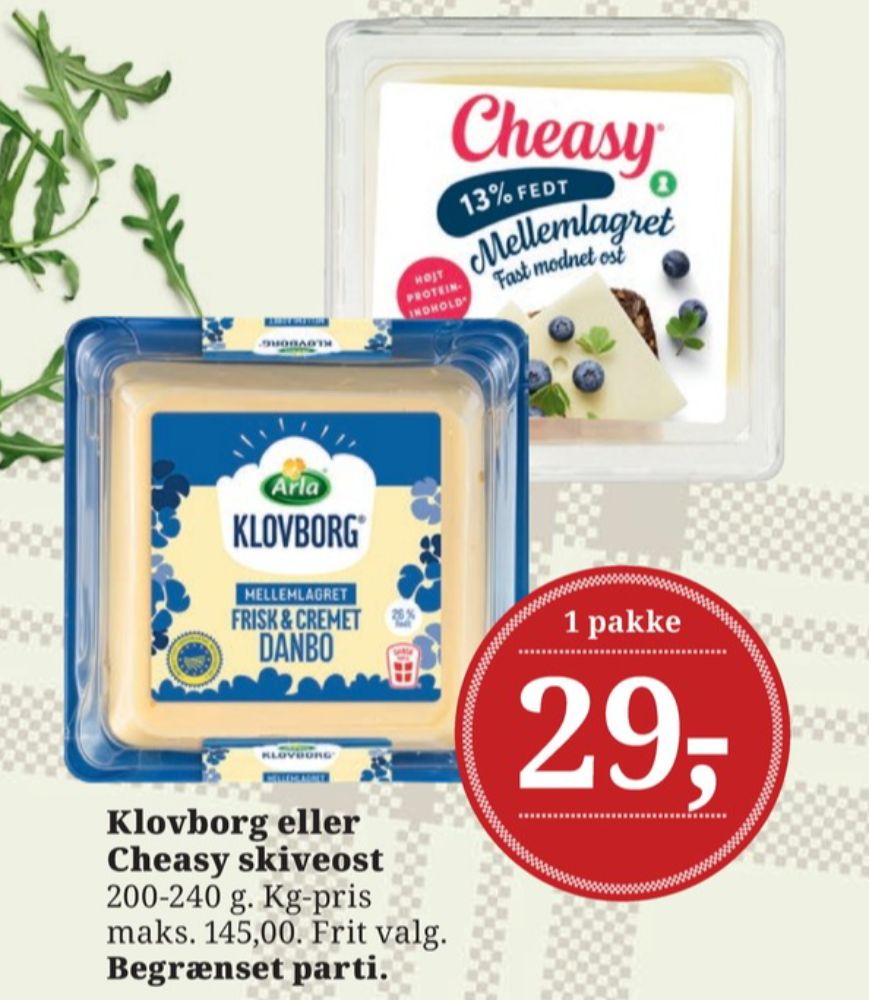 Klovborg, Skiveost Danbo Mellemlagret