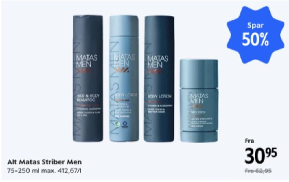 Matas Men, Bodylotion