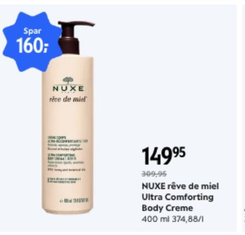 Nuxe, Bodylotion