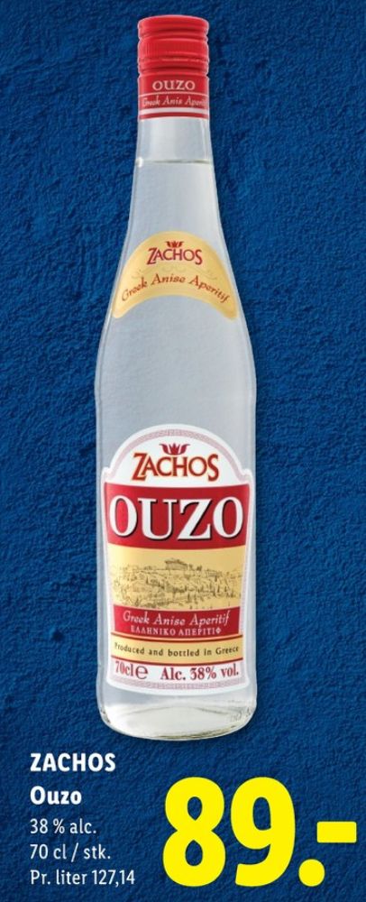 Zachos, Ouzo