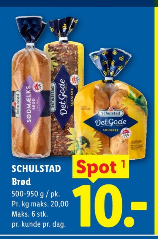 Schulstad, Sødmælksbrød