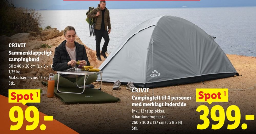 Crivit, Campingbord