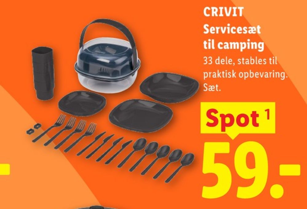 Crivit, Campingservice