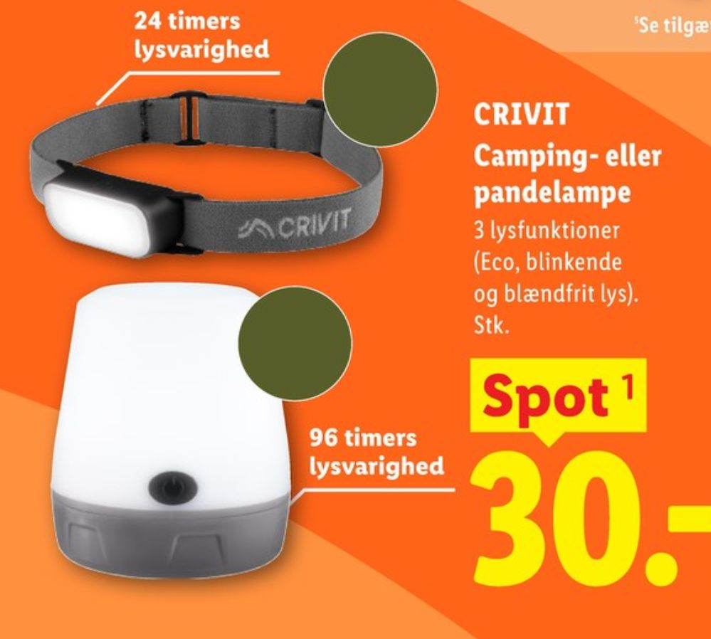 Crivit, Campinglampe
